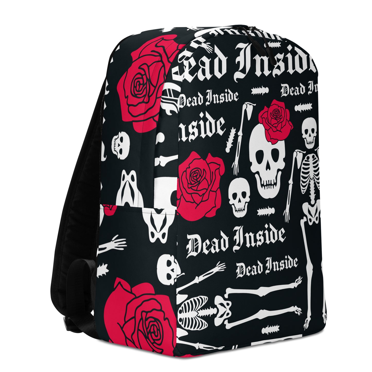 Minimalist Skull Rose Backpack