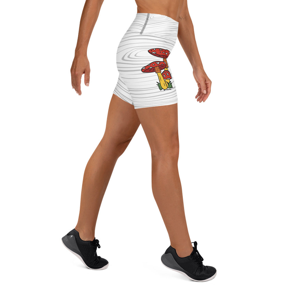 Shroom Yoga Shorts