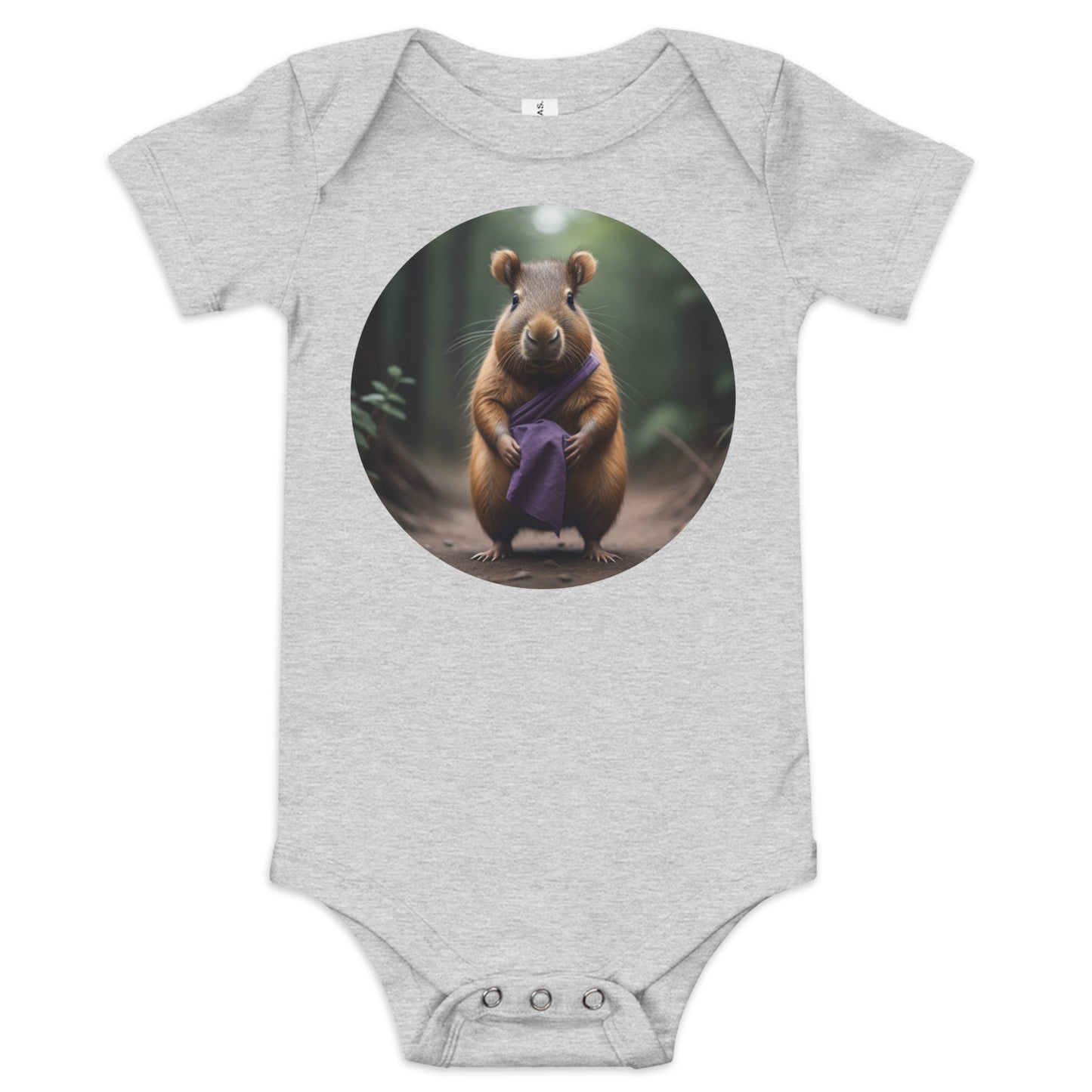 Baby Ninja Capybara short sleeve one piece