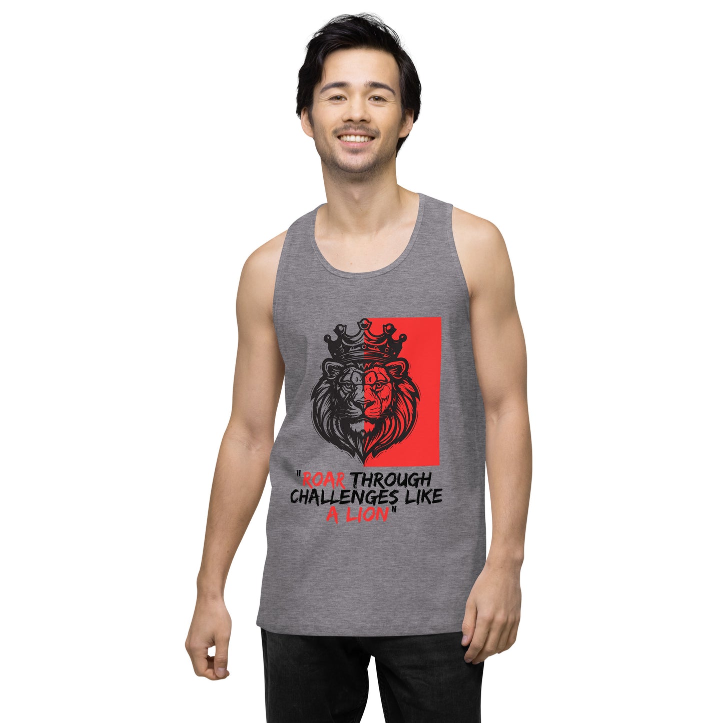 Men’s Lion premium tank top