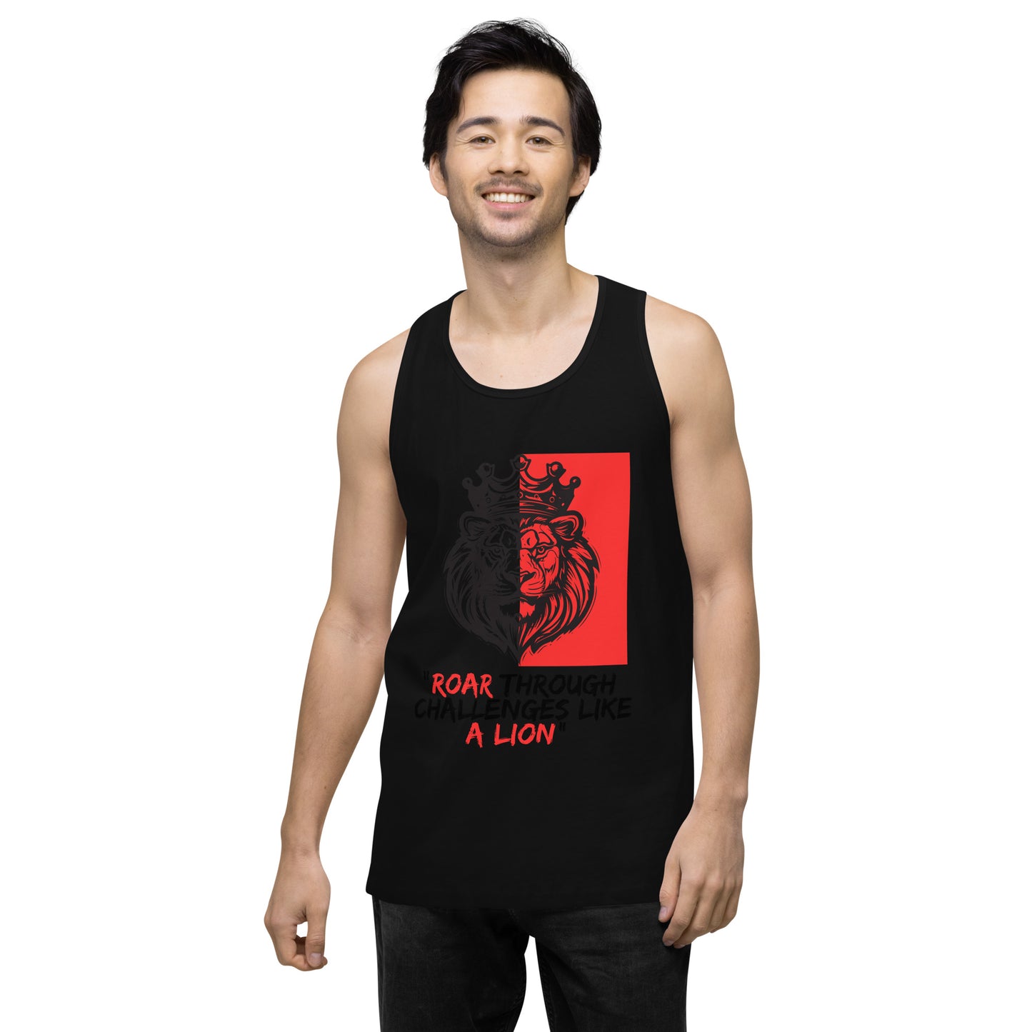 Men’s Lion premium tank top