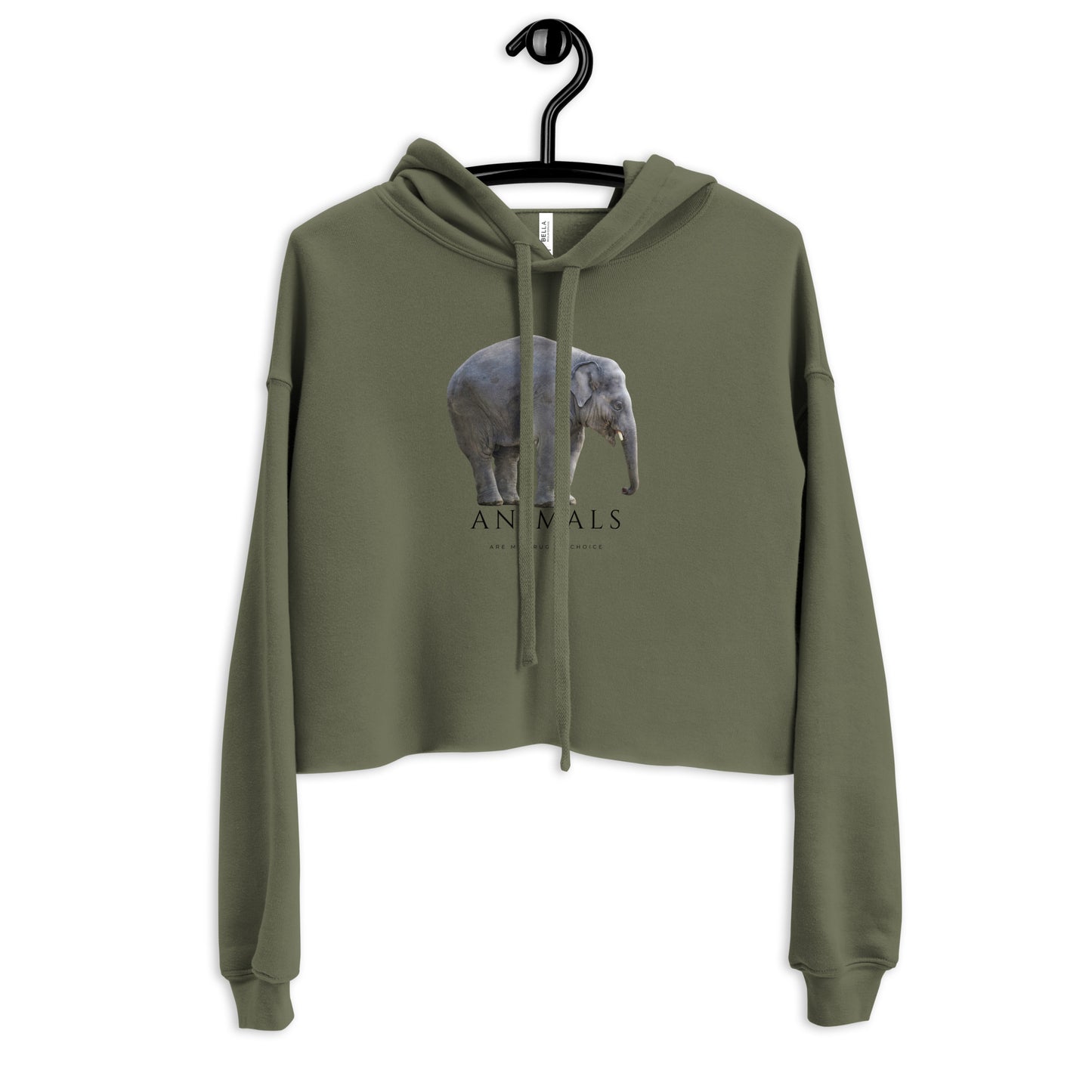 Elephant Crop Hoodie