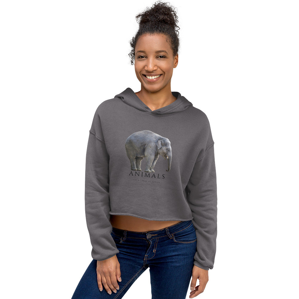 Elephant Crop Hoodie