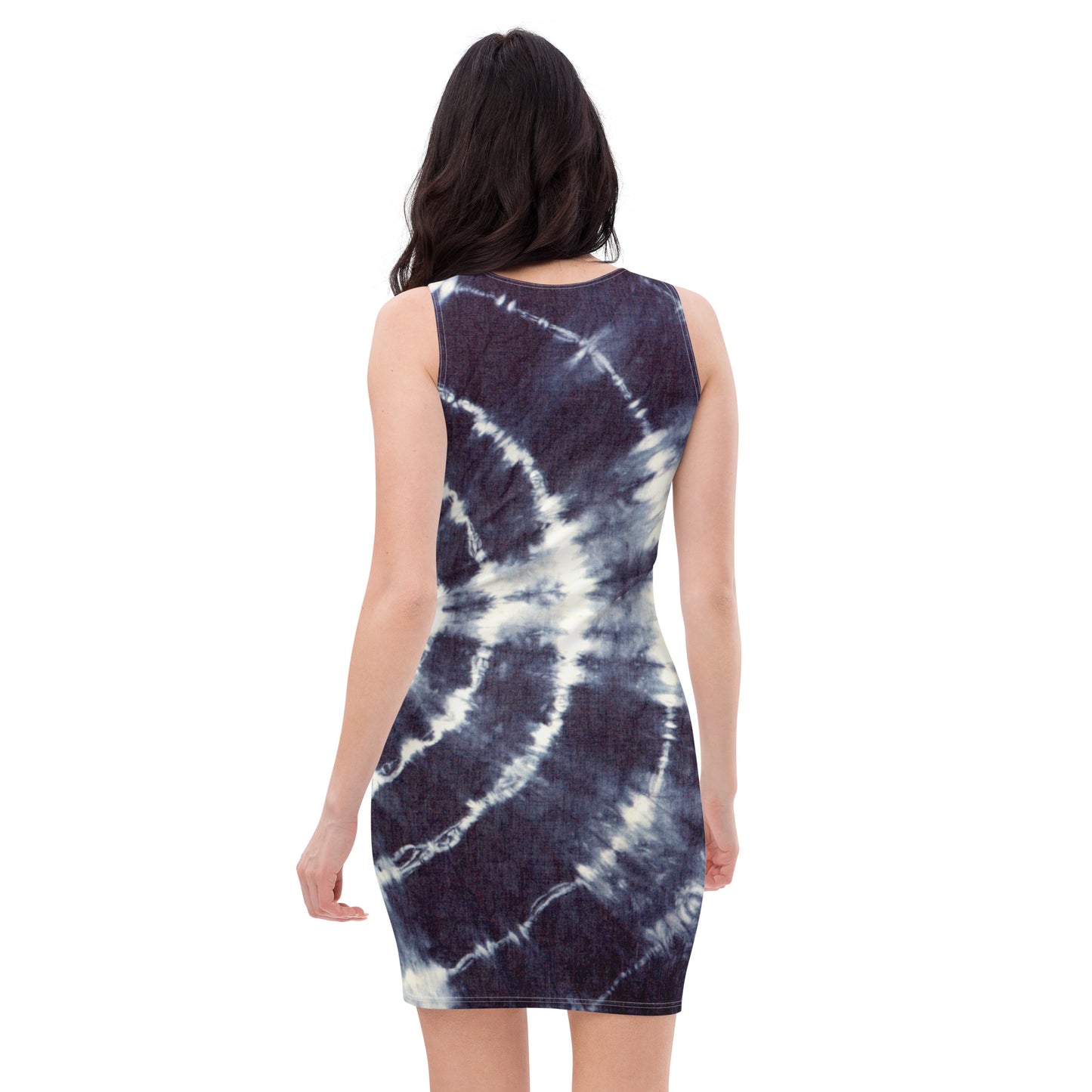 Blues Tye Dye Bodycon dress