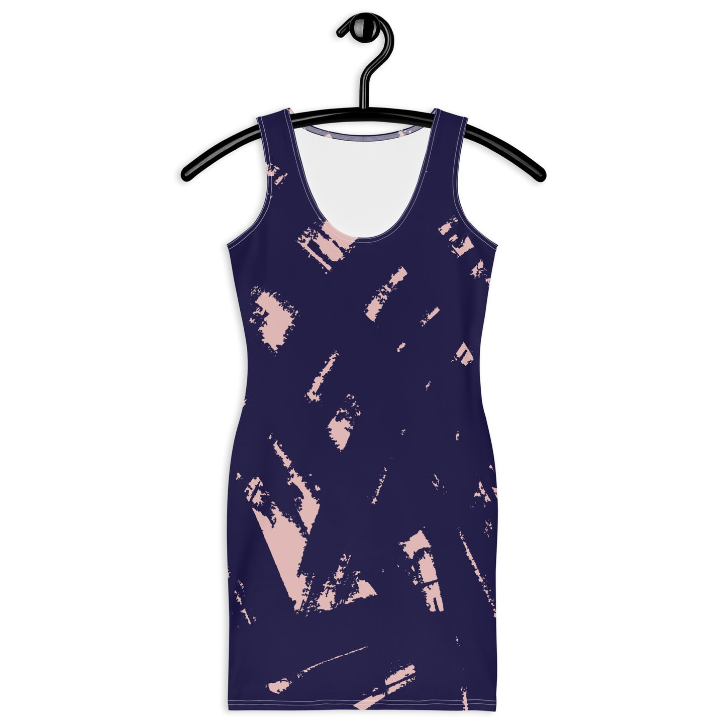 Navy and Pink Bodycon dress