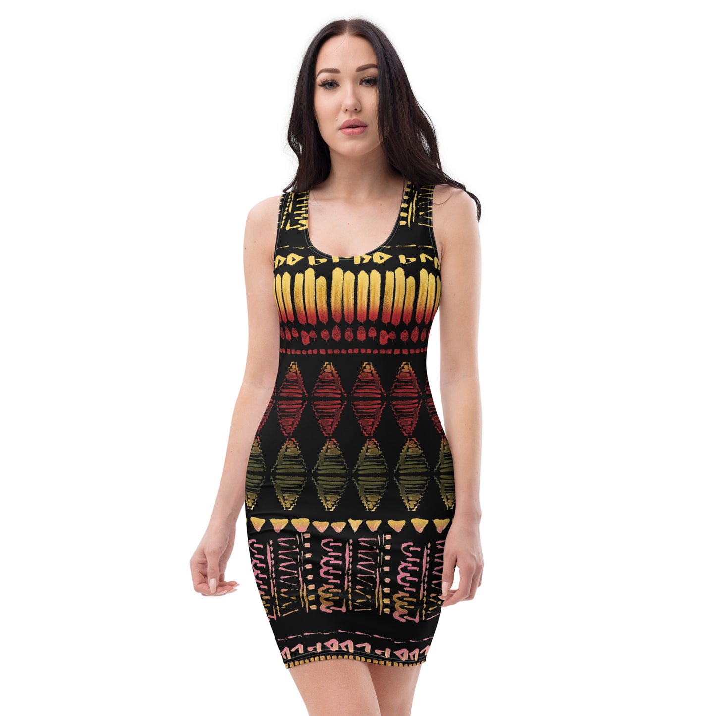 Rasta Bodycon dress