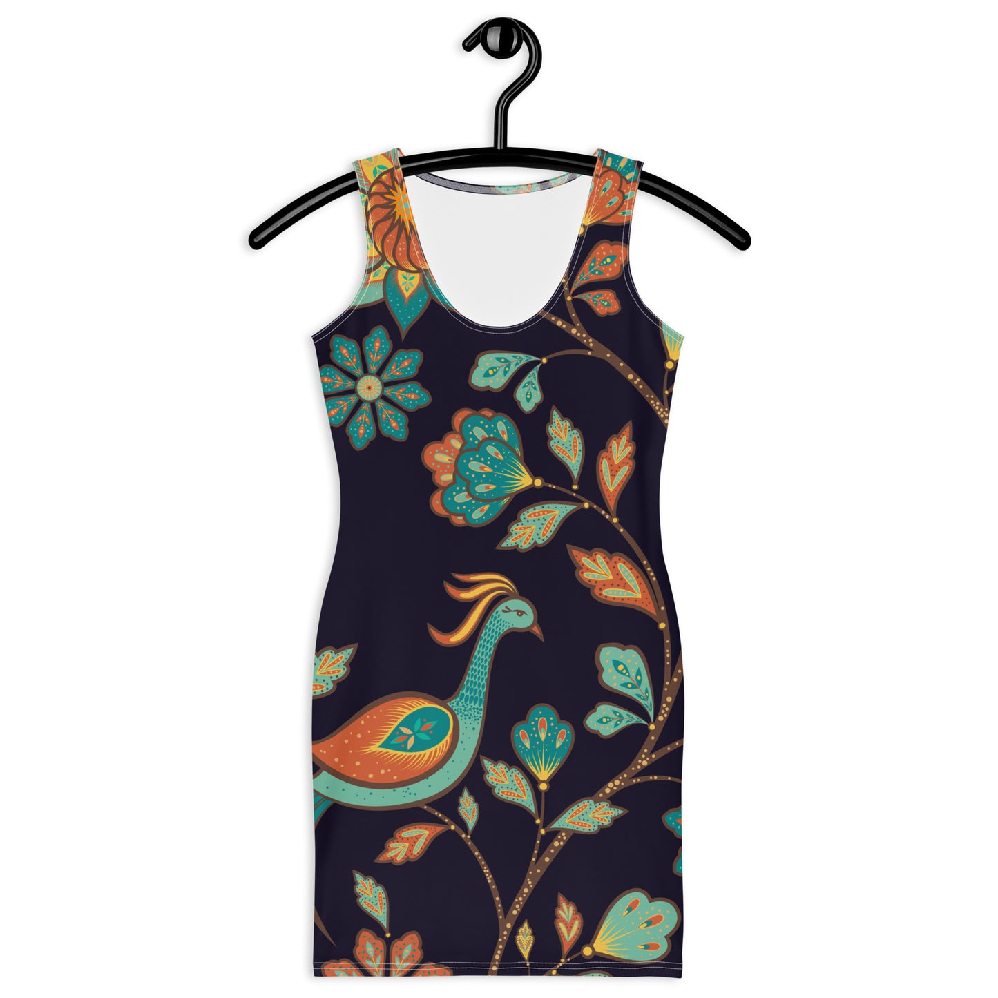 Peacock Bodycon dress