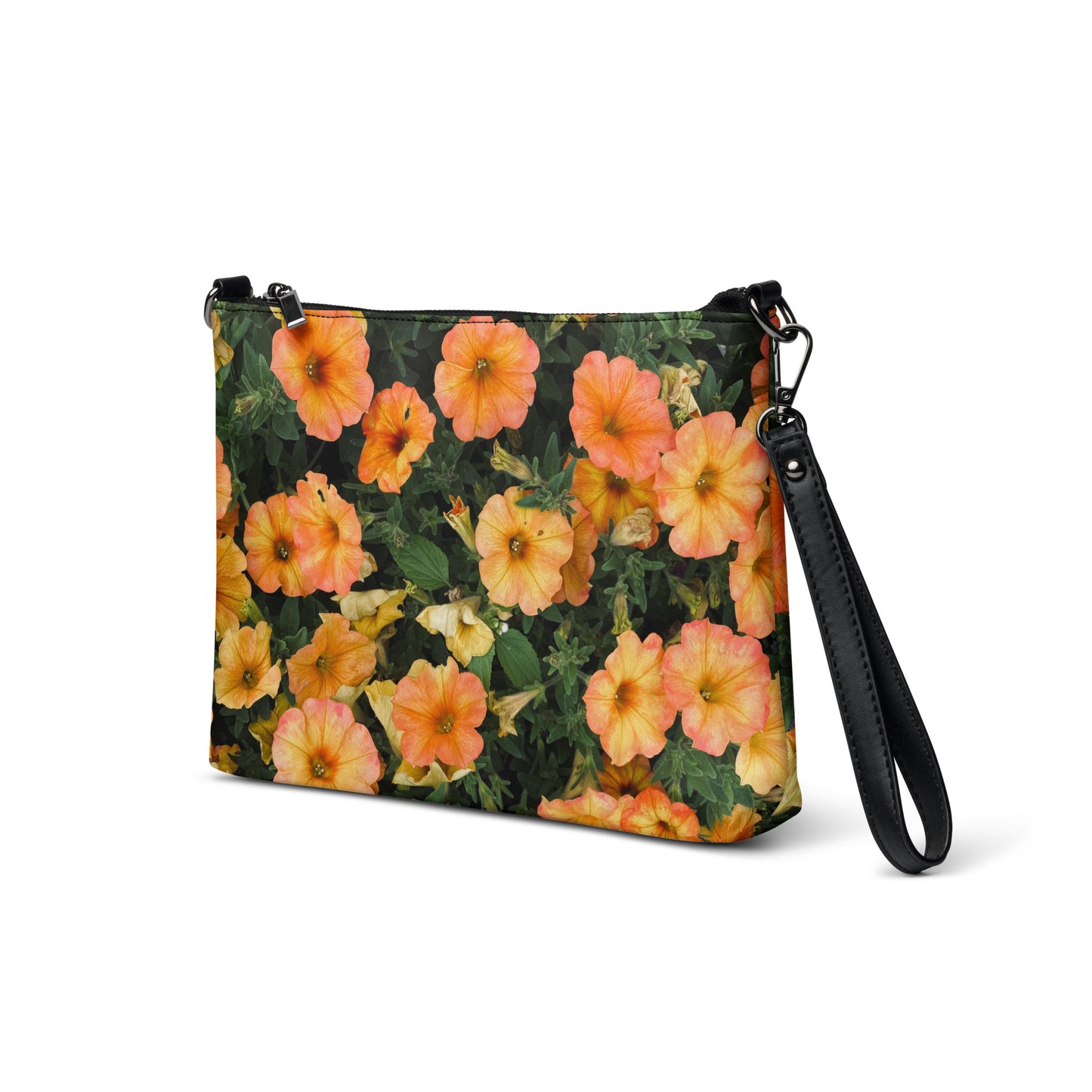 Orange Flowers Crossbody bag