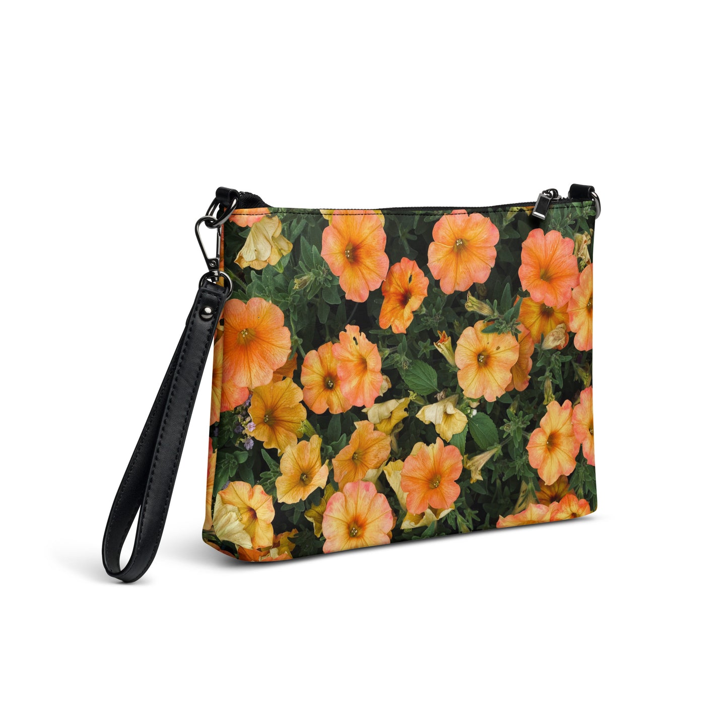 Orange Flowers Crossbody bag