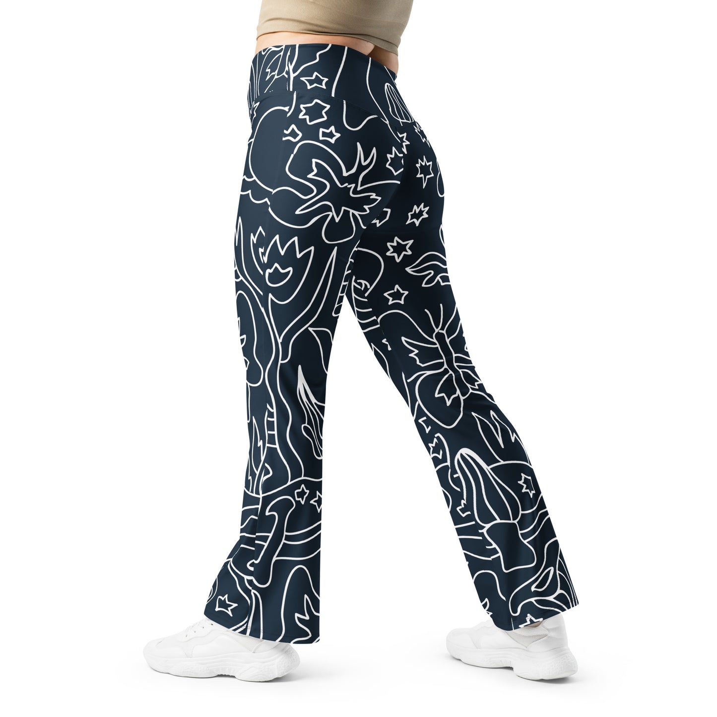 Shrooms Flare leggings