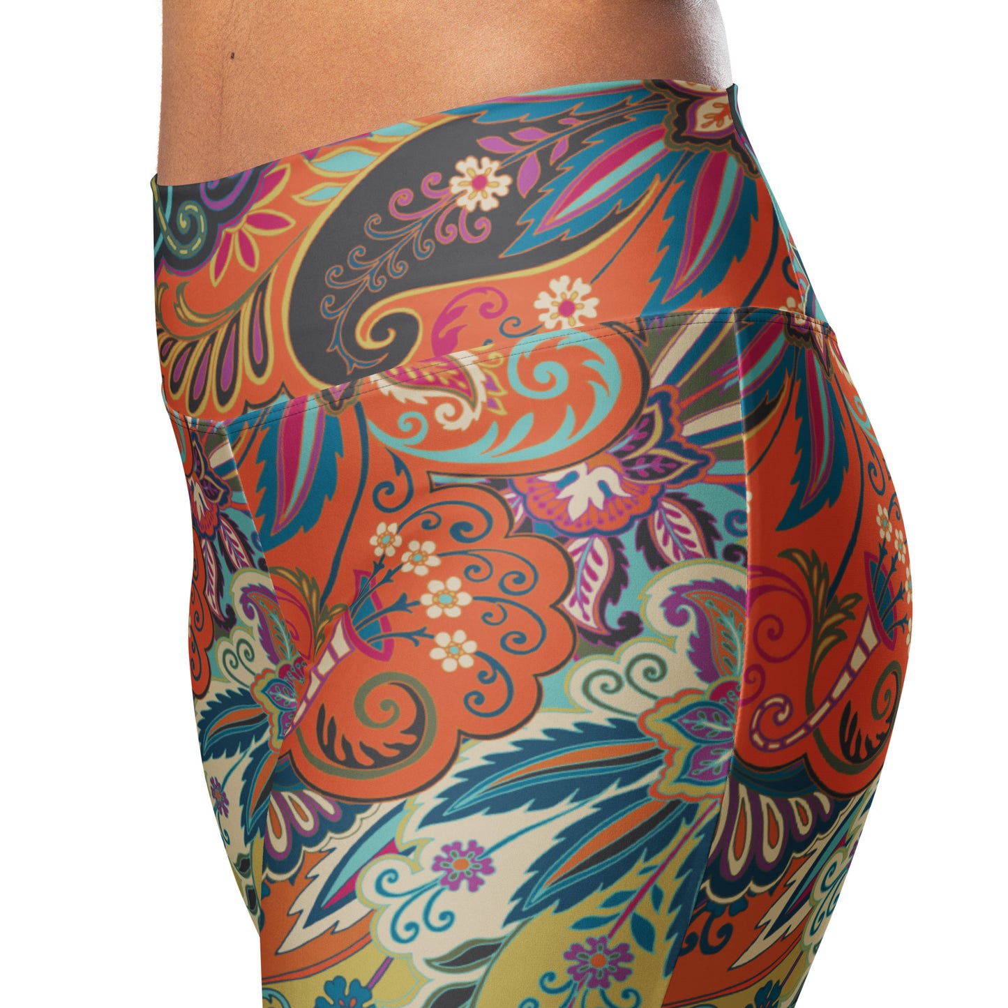 Paisley Flare leggings