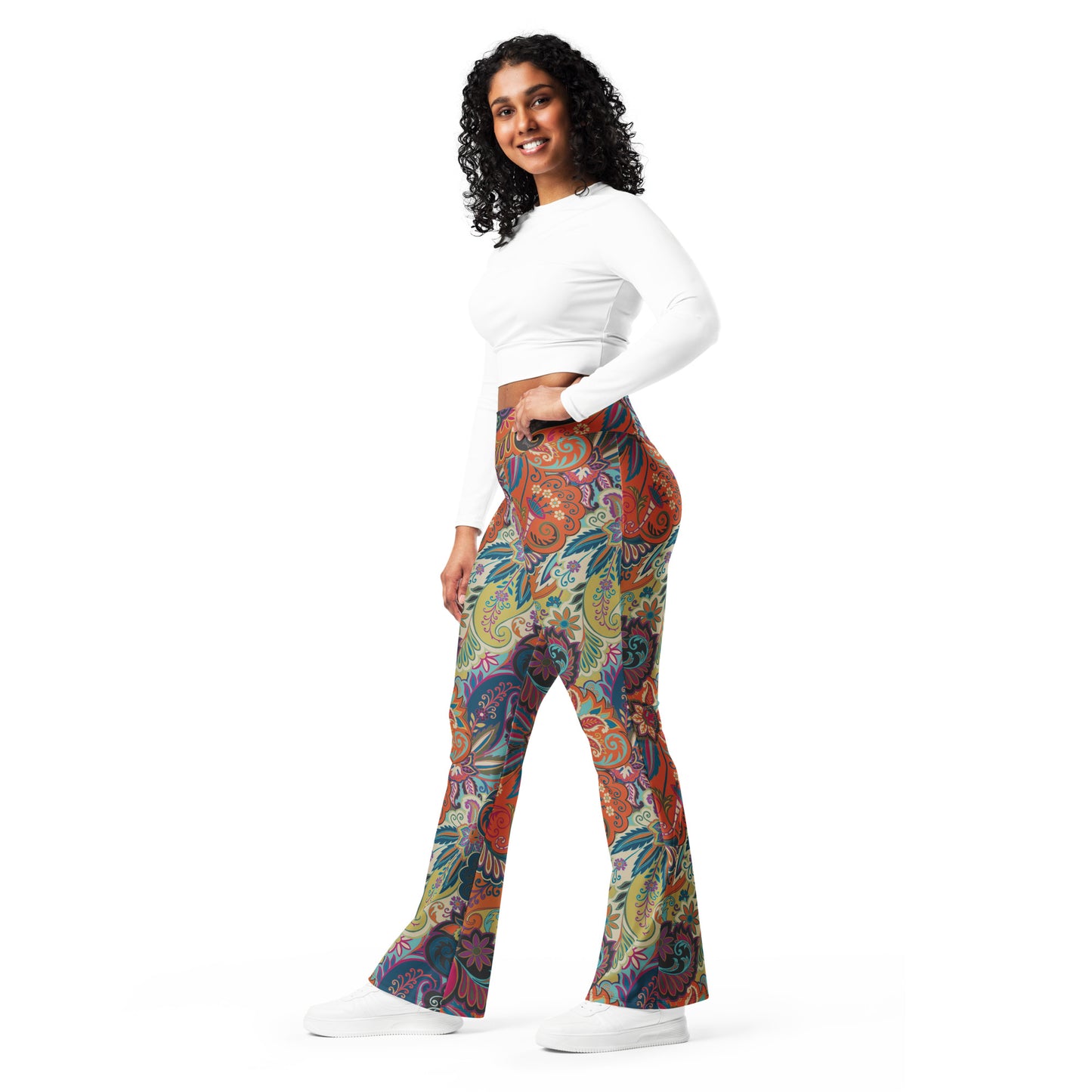 Paisley Flare leggings