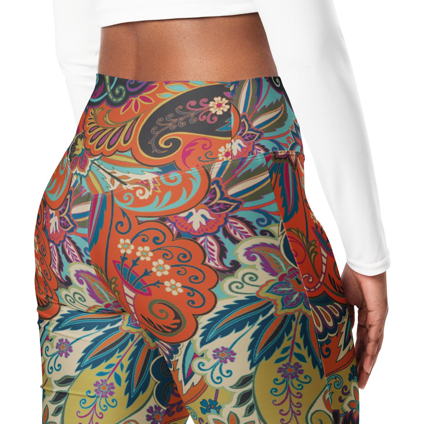 Paisley Flare leggings