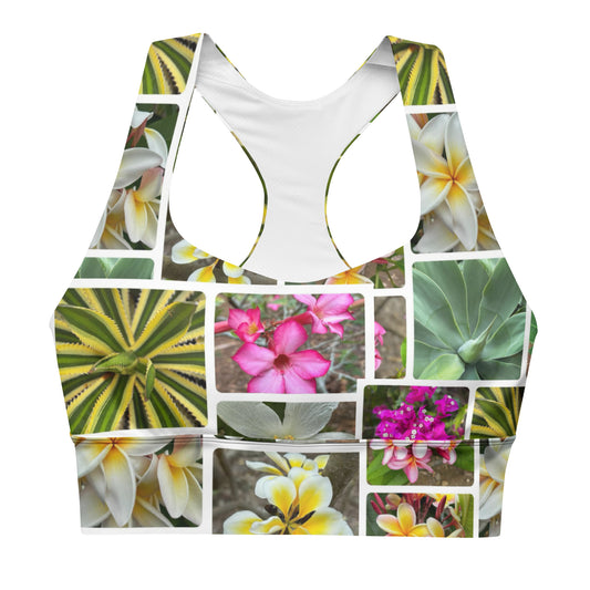 Rox Florals Longline sports bra