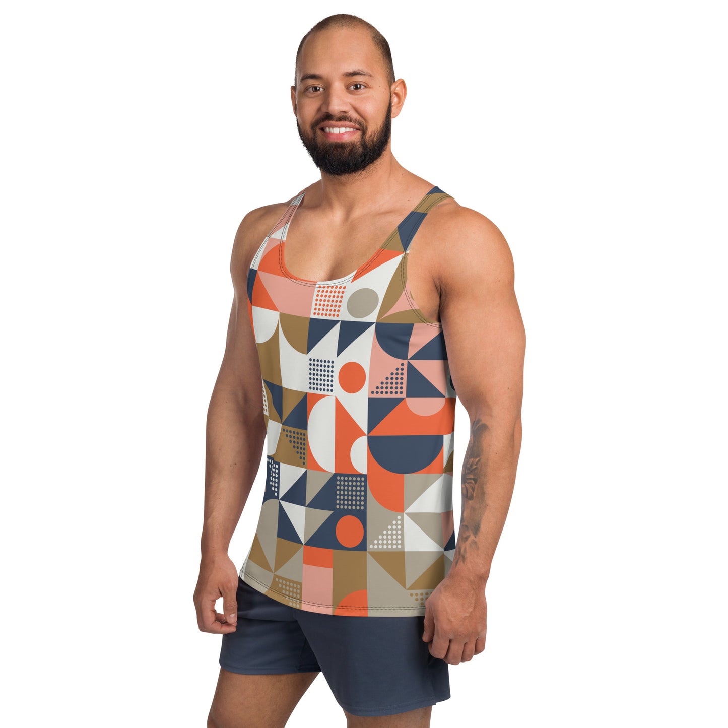 Men's Patterned Tank Top