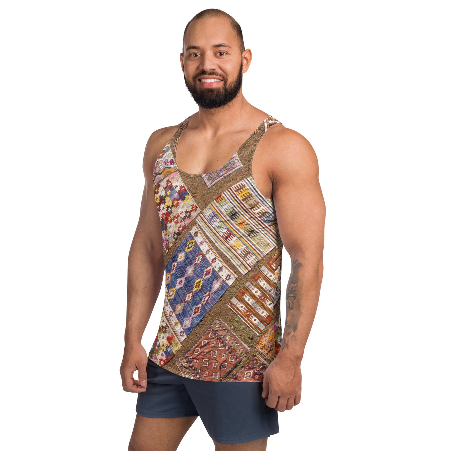 Men’s Quilt Style Tank Top