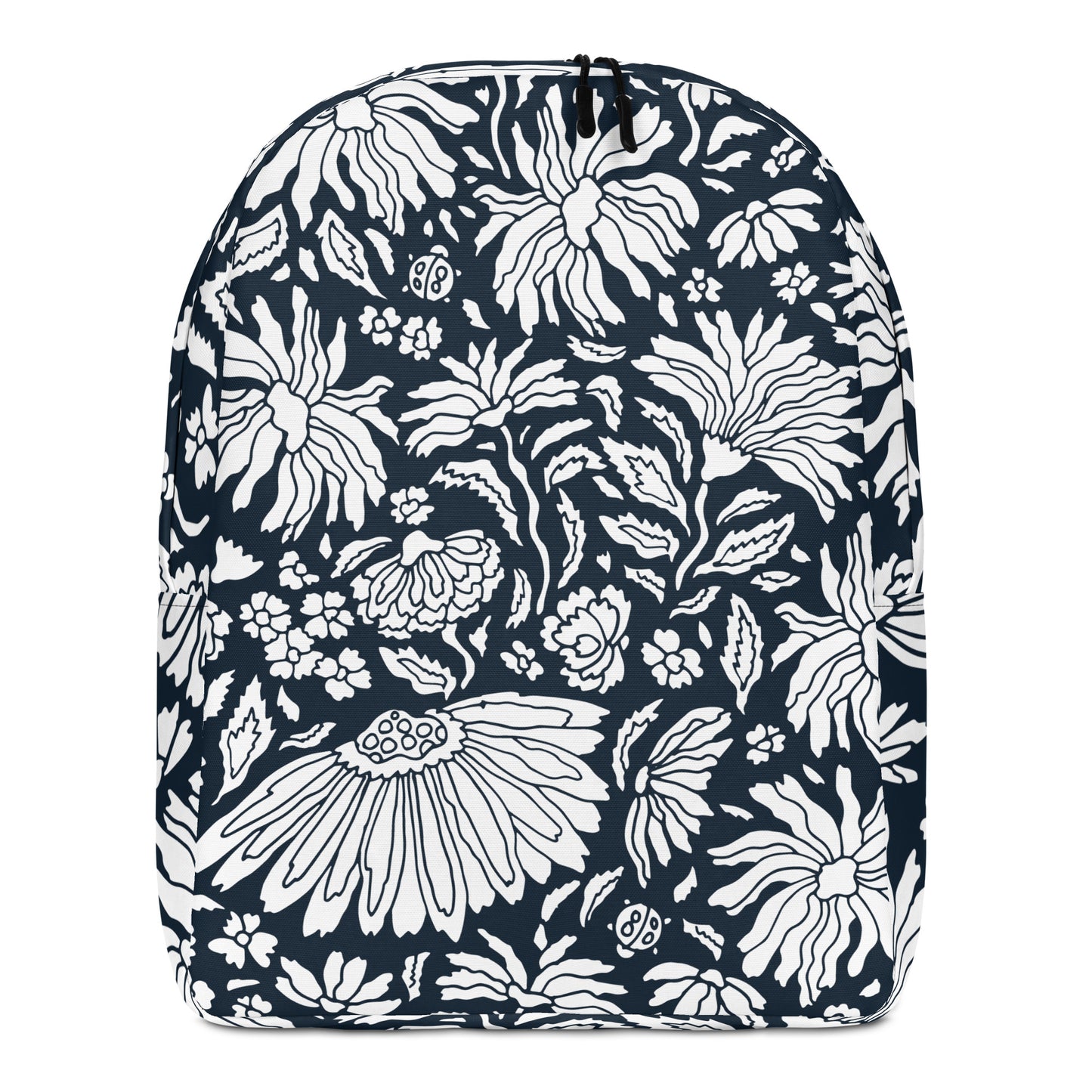 Minimalist BW Florals Backpack