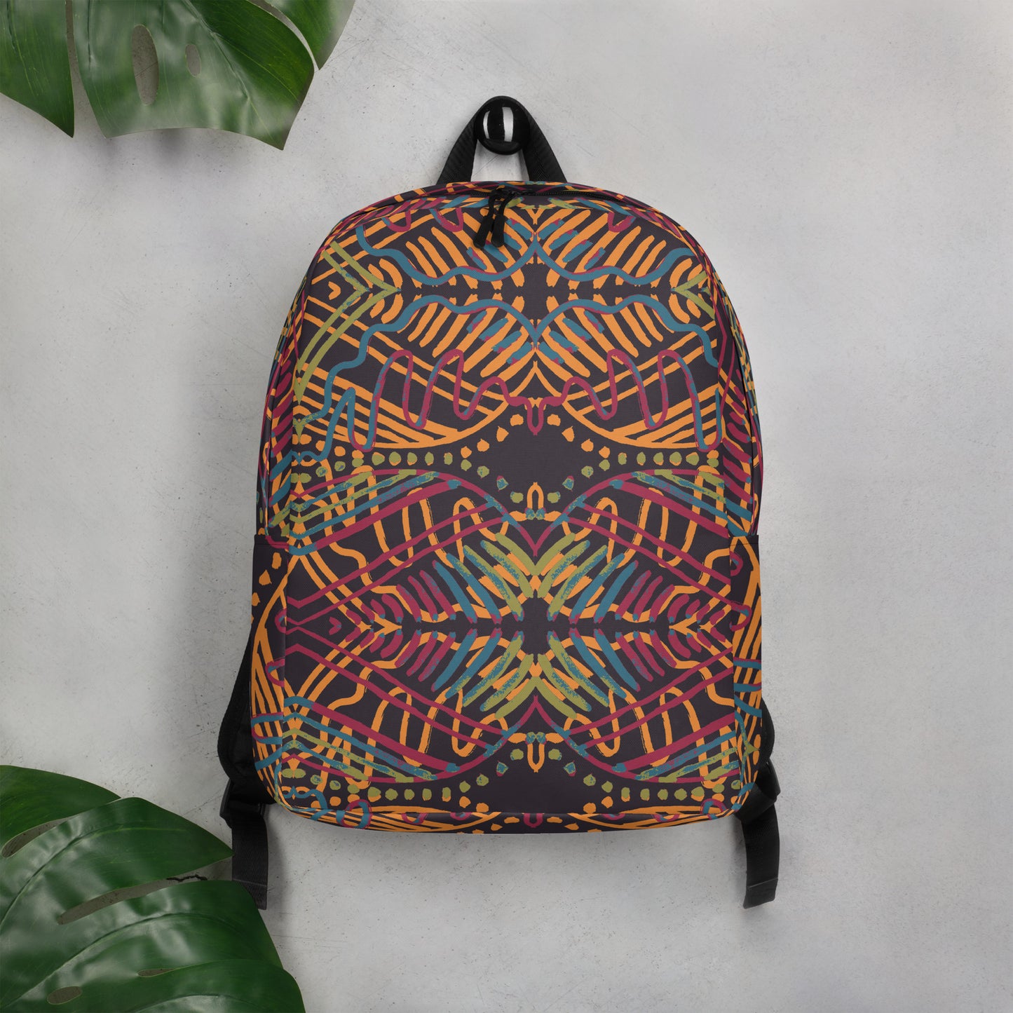 Minimalist Color Waves Backpack