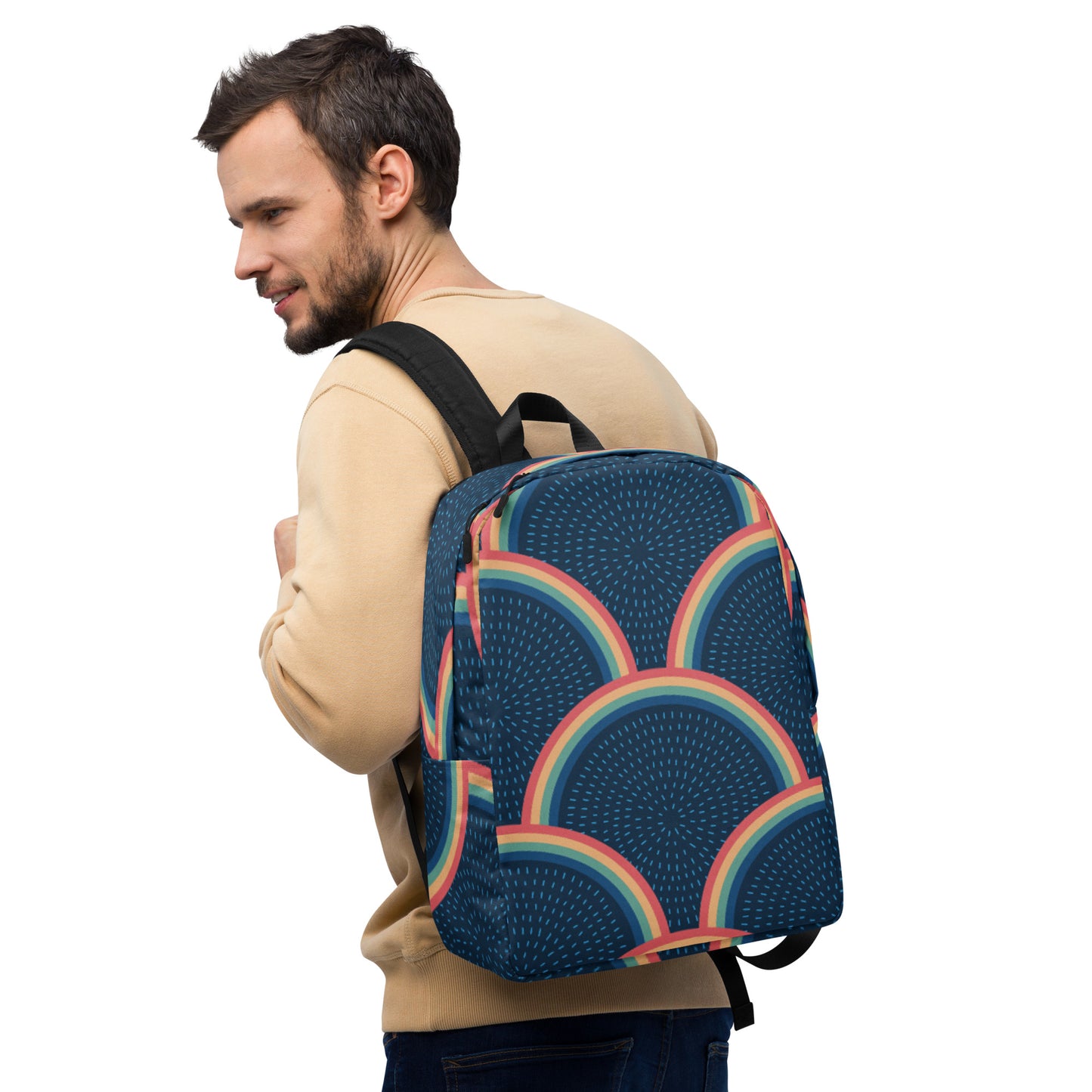 Minimalist Rainbow Backpack