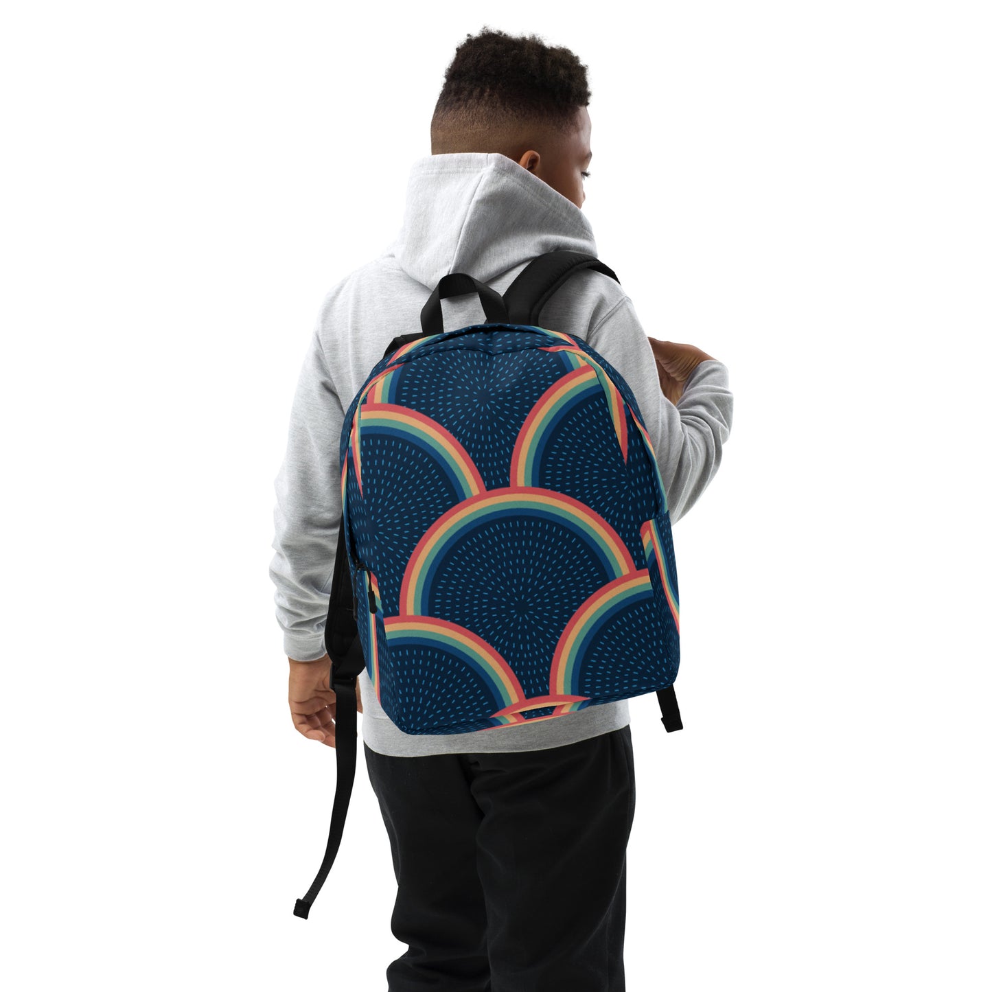 Minimalist Rainbow Backpack