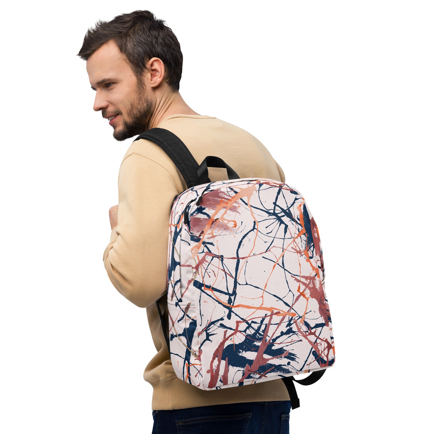 Minimalist Paint Splash Backpack