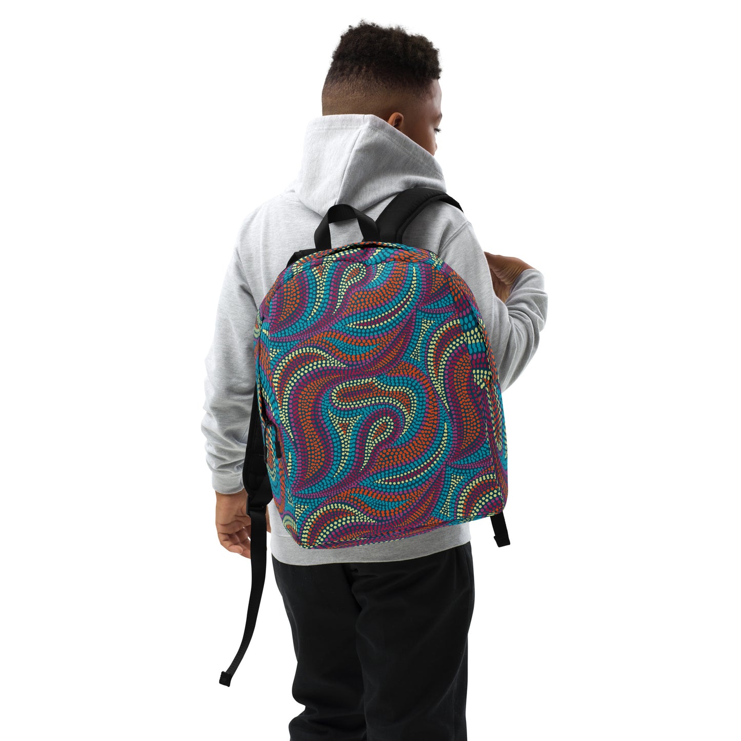 Minimalist Paisley Backpack