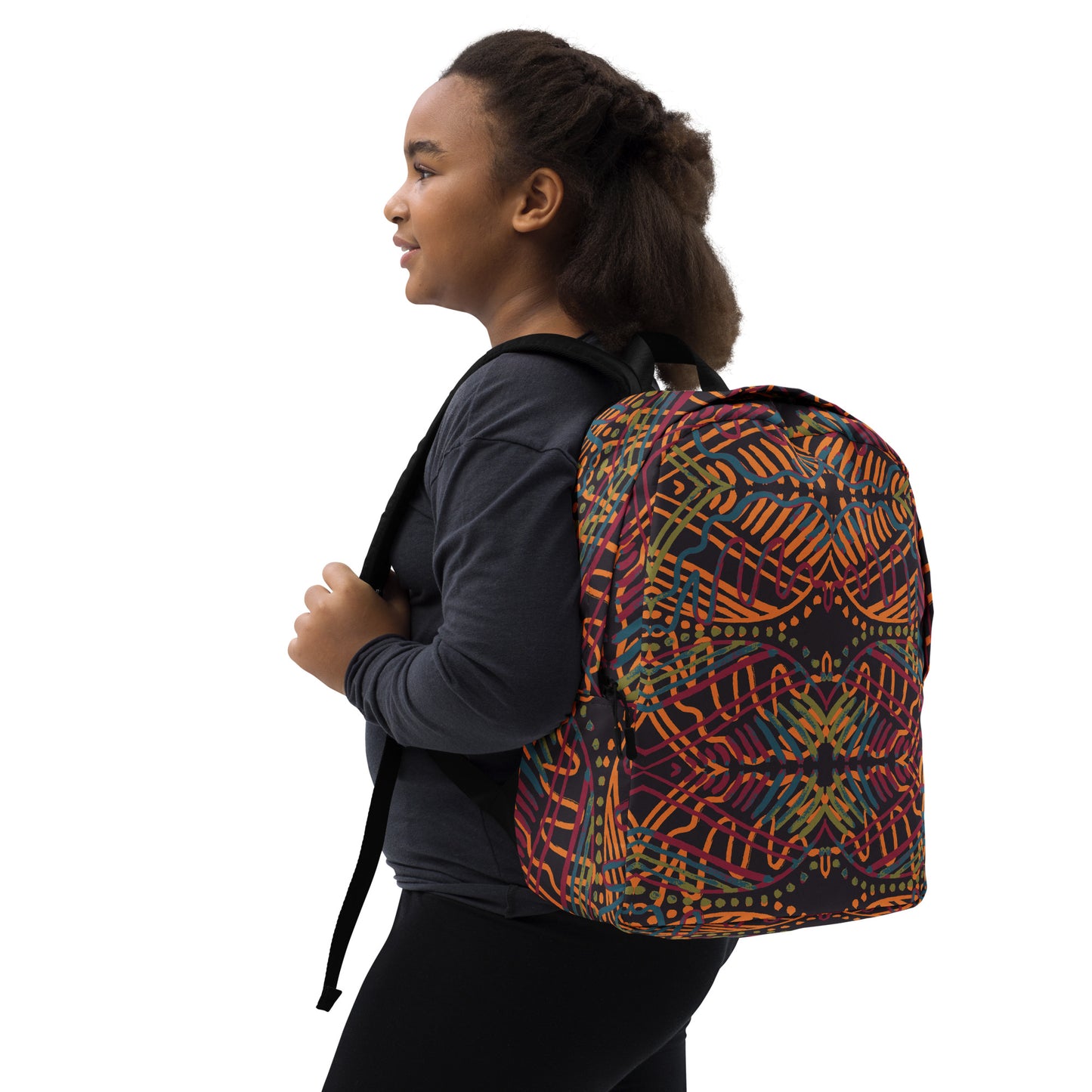 Minimalist Color Waves Backpack