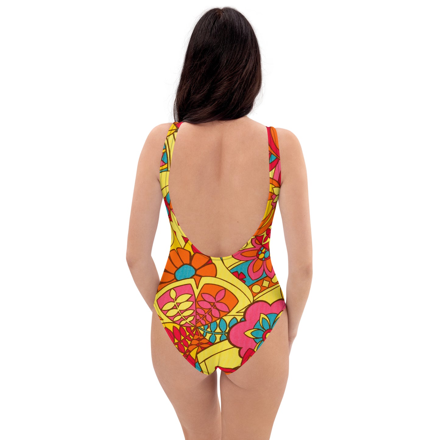 Fun Floral One-Piece Swimsuit