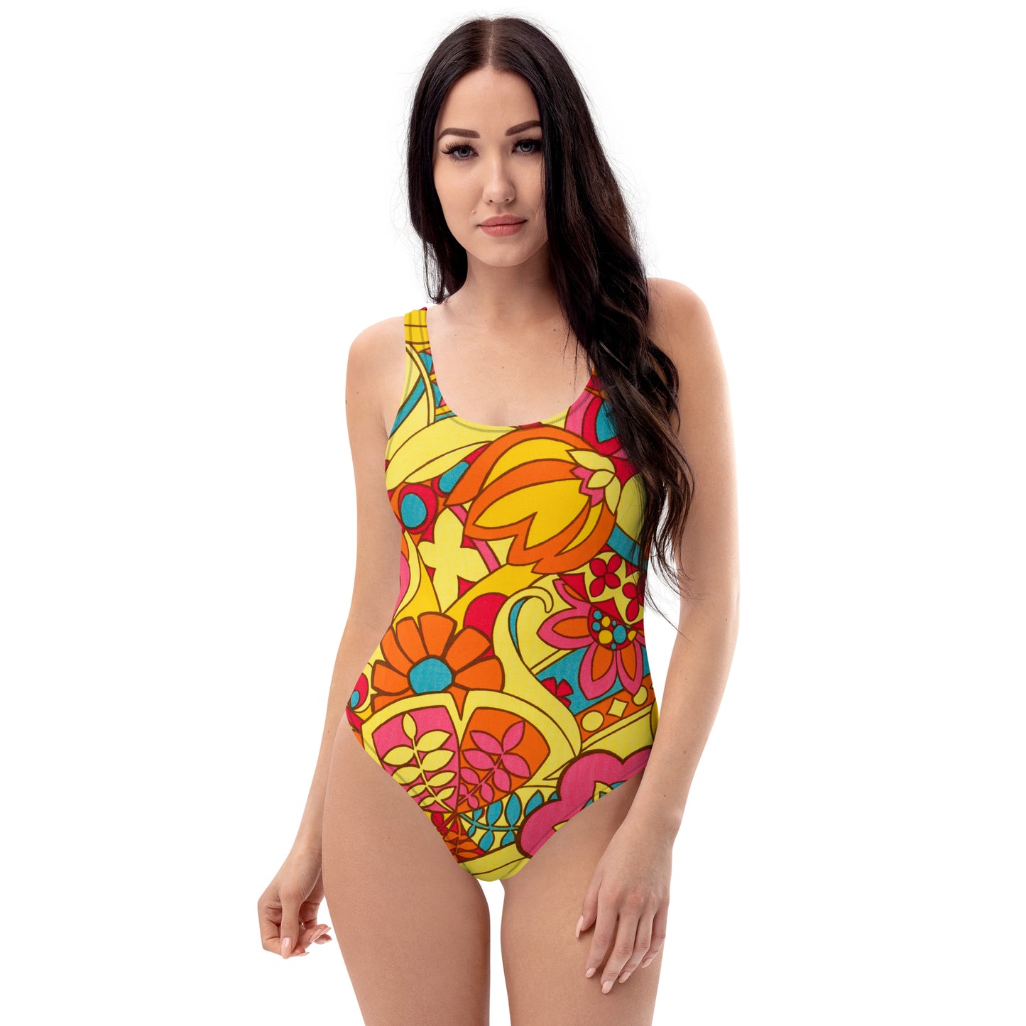 Fun Floral One-Piece Swimsuit