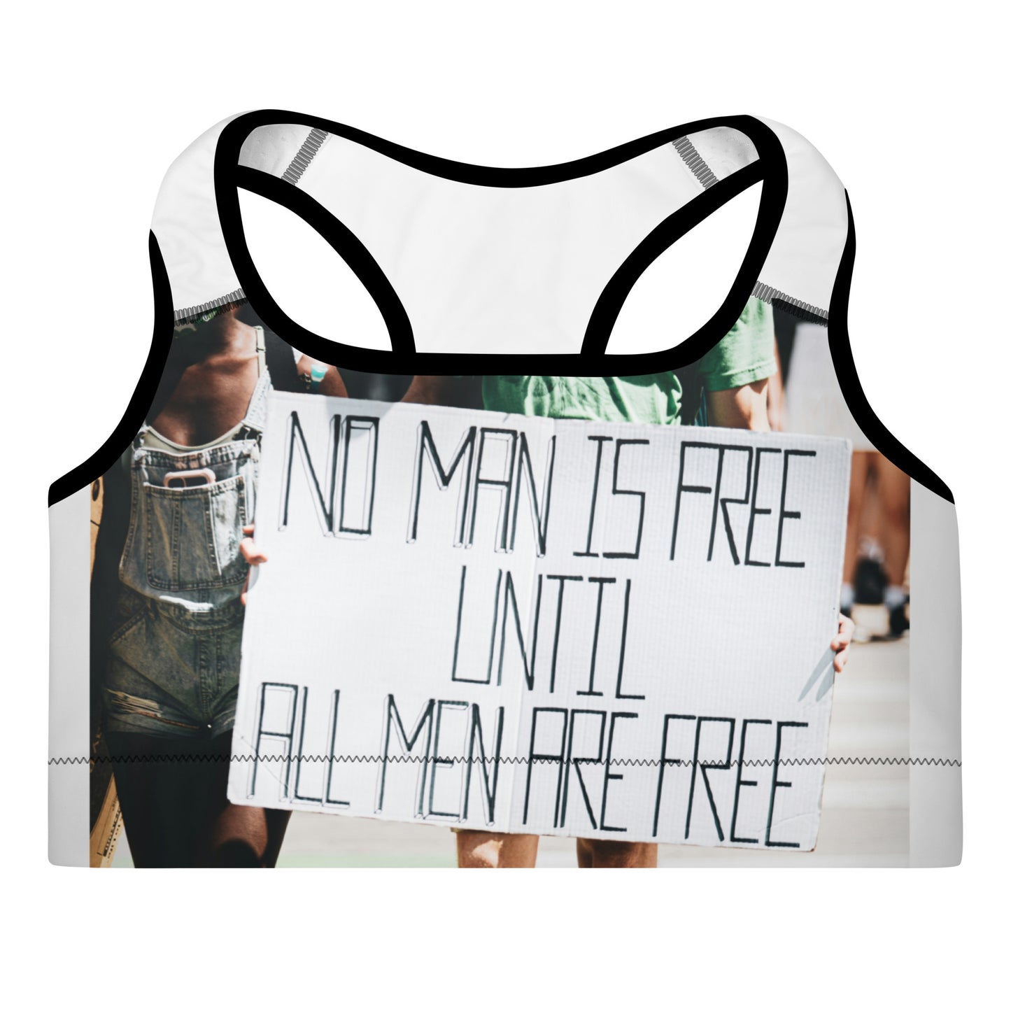 No One is Free Sports Bra