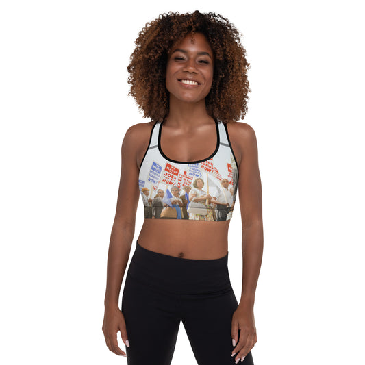 Retro Protest Sports Bra