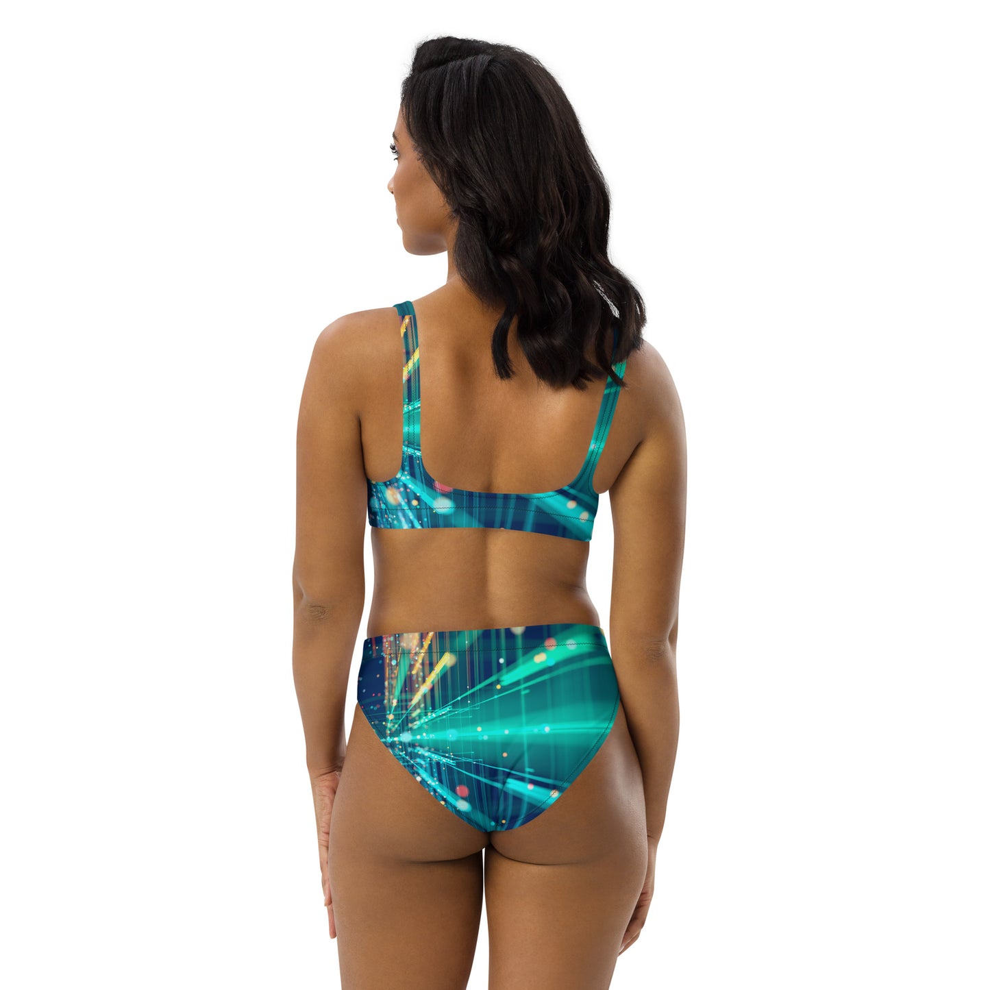 Blue Light Recycled high-waisted bikini