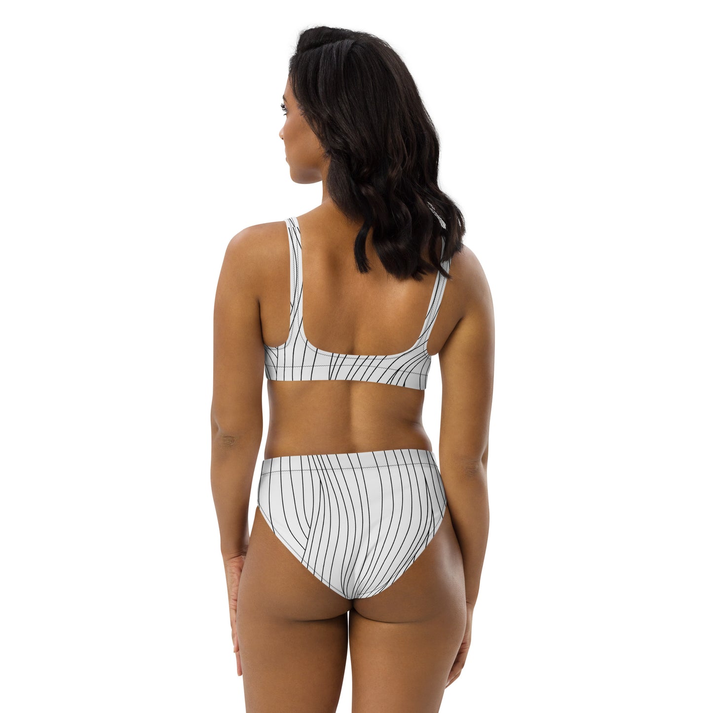 Curves Recycled high-waisted bikini