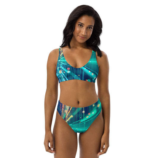 Blue Light Recycled high-waisted bikini