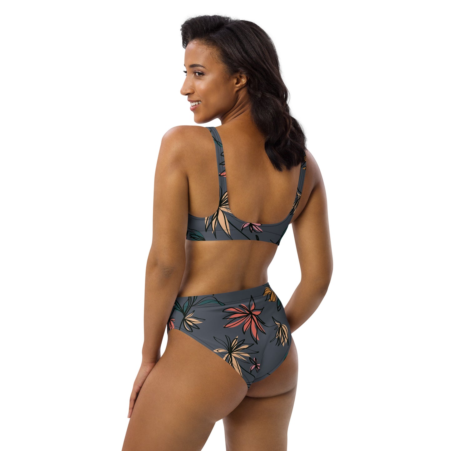 Tropic Recycled high-waisted bikini