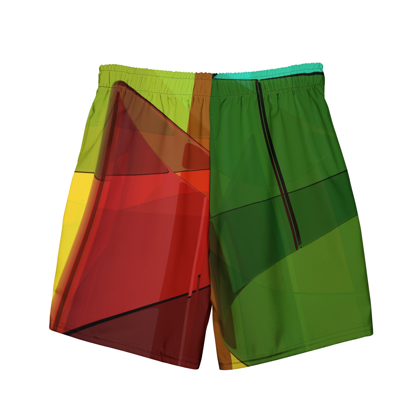 Men's Rasta swim trunks