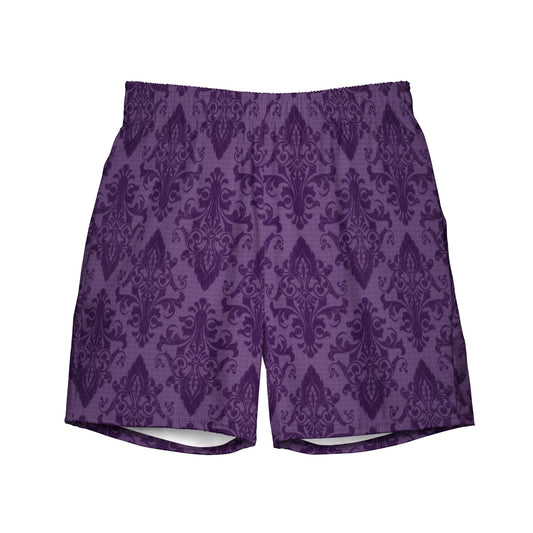 Men's purple swim trunks