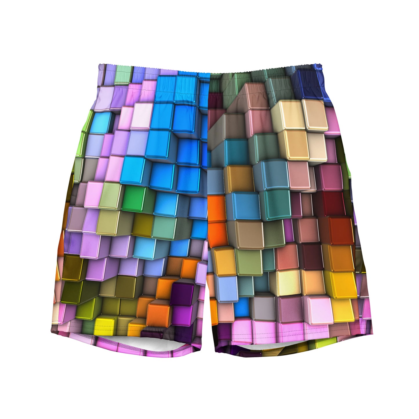 Men's Cubes swim trunks