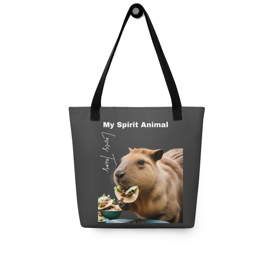 My Spirit Animal Loves Tacos Tote bag