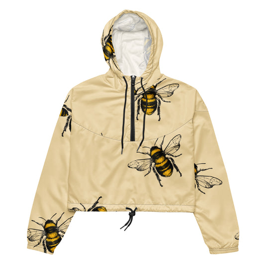 Bees Women’s cropped windbreaker