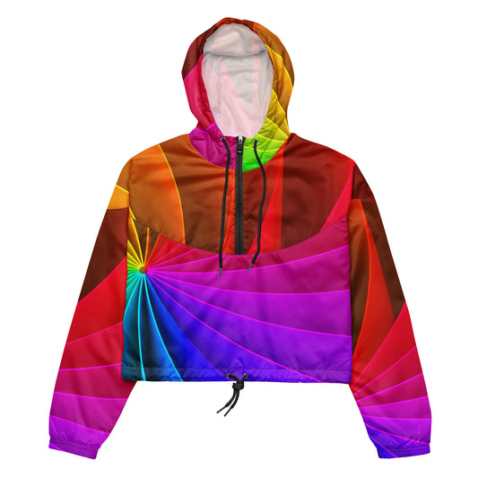 Bright Colors Women’s cropped windbreaker