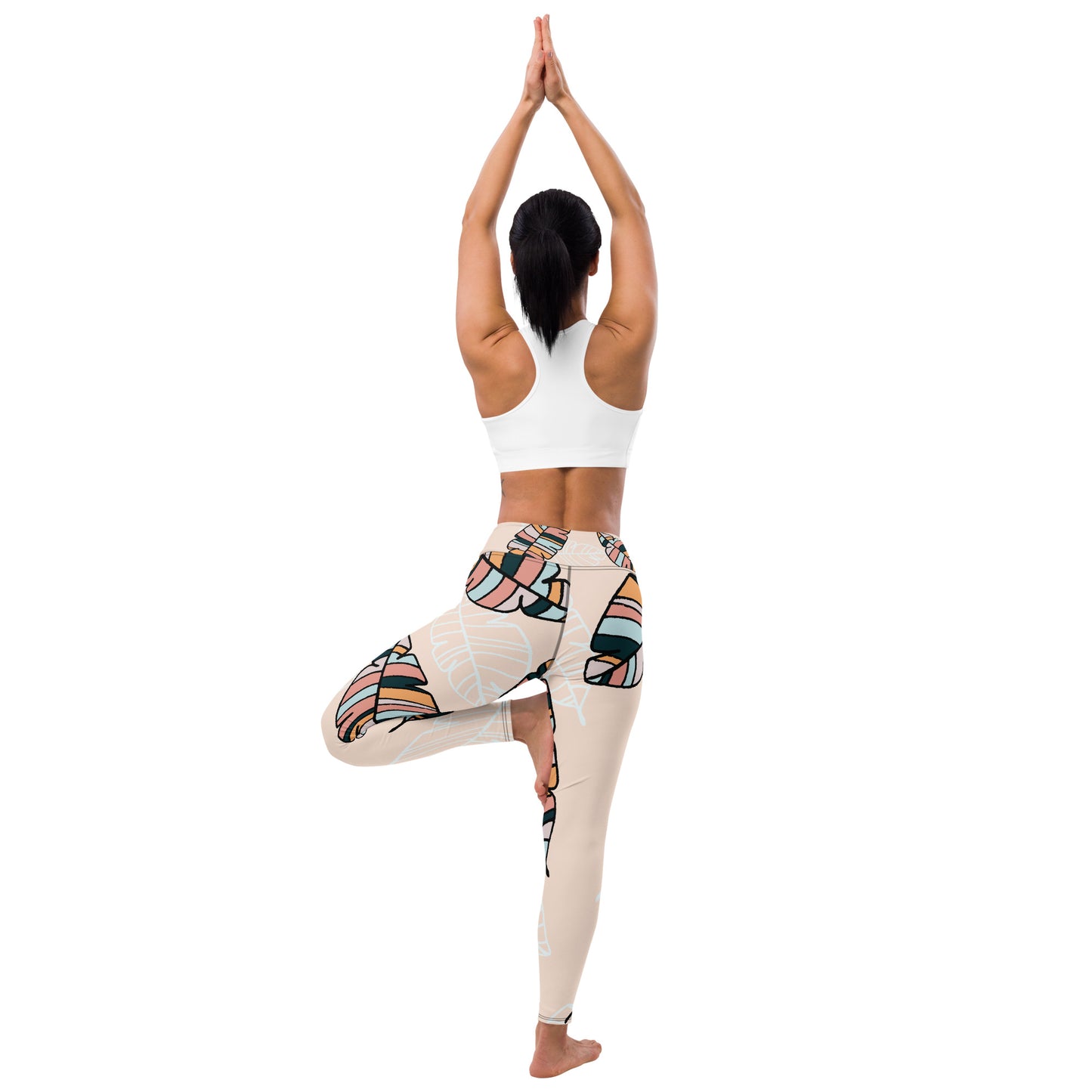 Feathers Yoga Leggings