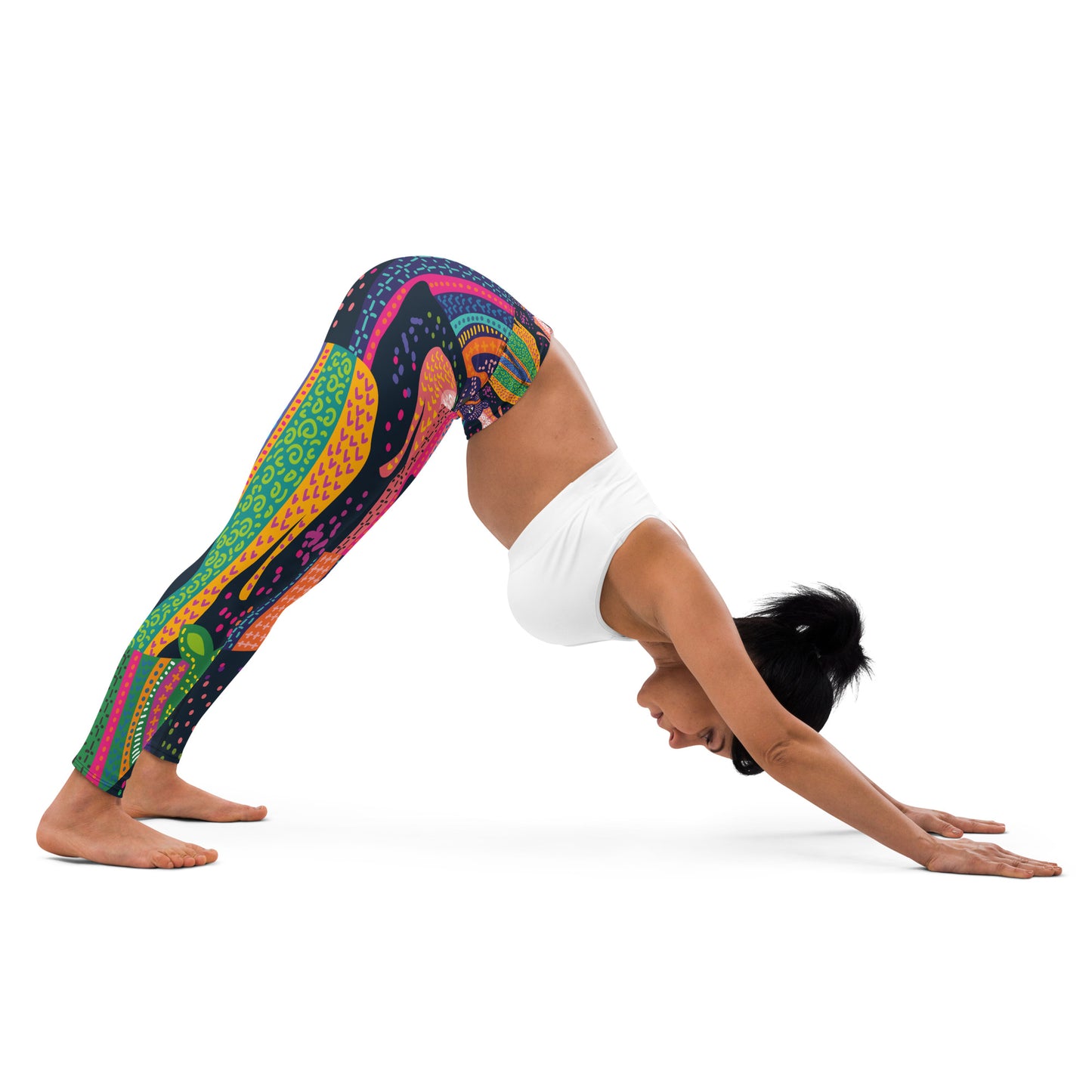 India Cow Yoga Leggings