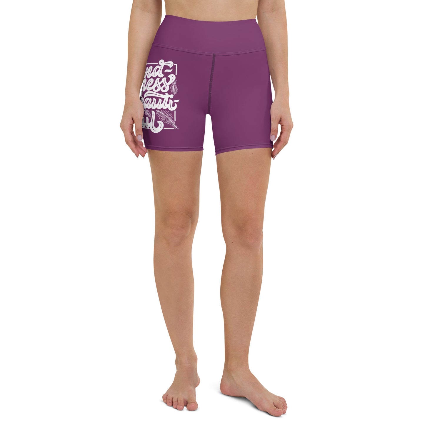 Kindness is Beautiful Yoga Shorts