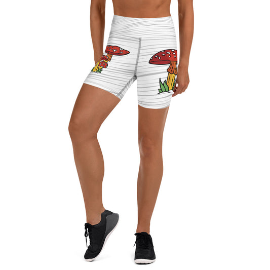 Shroom Yoga Shorts