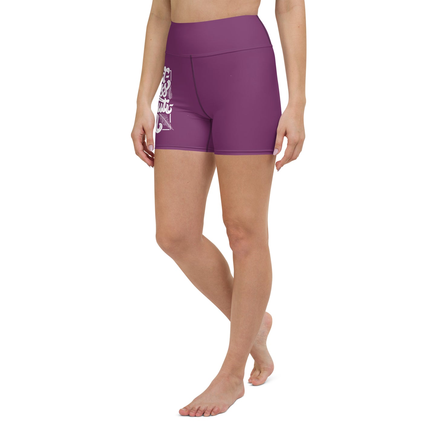 Kindness is Beautiful Yoga Shorts