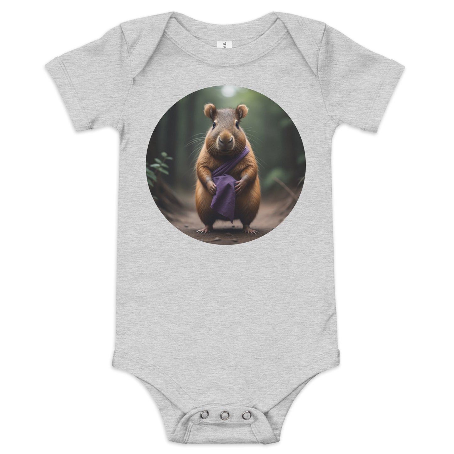 Baby Ninja Capybara short sleeve one piece