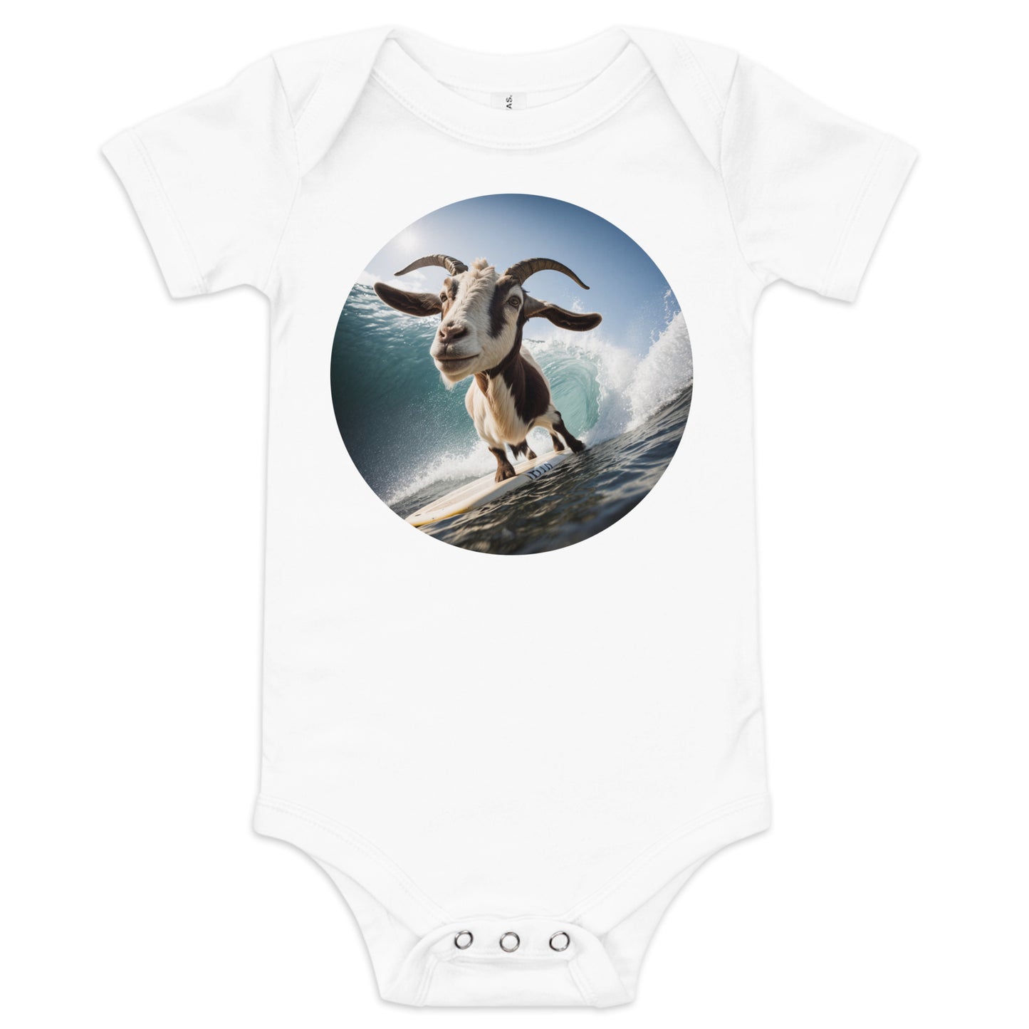 Baby Surfing Goat short sleeve one piece