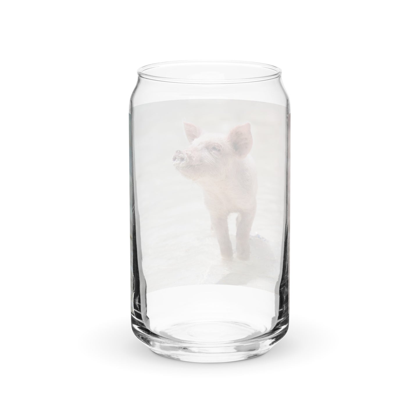 Beach Pig Glass