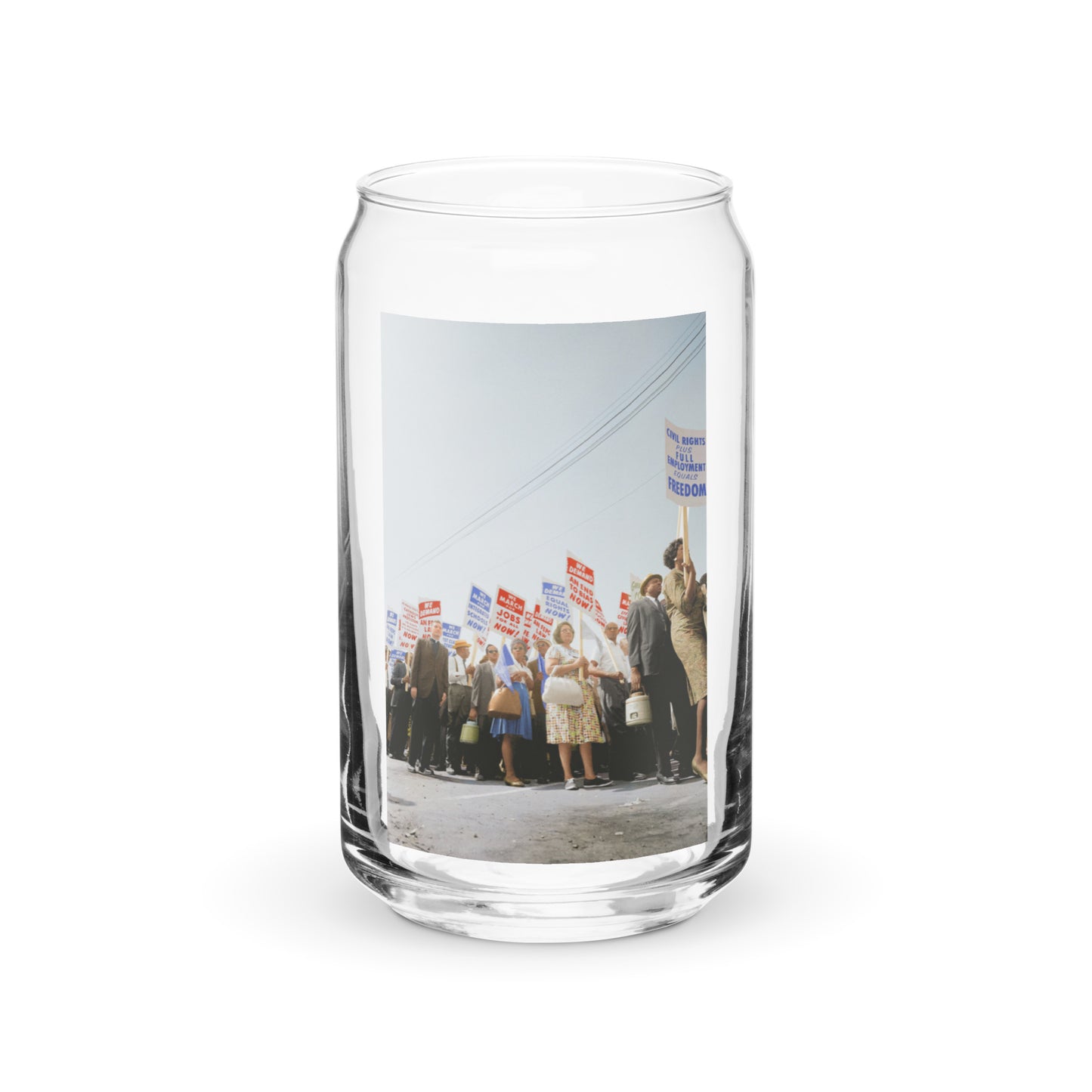 Retro Protest Glass